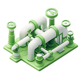 bright-green-white-cartoonstyle-3d-icon-energy-pipeline-network-isometric-view-with-minimal-design.png